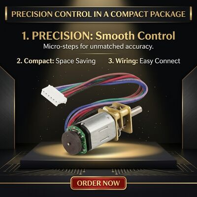 Encoder 12CPR 24V DC Gear Motor offering tolerance according to drawing optimized for packaging equipment and automation