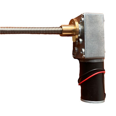 Buen precio 90 grados de salida del eje 5840-31 24V, sin carga 80 RPM, 100:1, TR8*8 (conducto 8, tono 2), Equipado con tuercas de cobre con codificador en línea