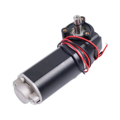 Bom preço Motor DC de fase única de 12VDC de alto torque 45mm Worm Gear 50RPM de aço inoxidável de baixo ruído 48CPR Encoder para várias aplicações on-line