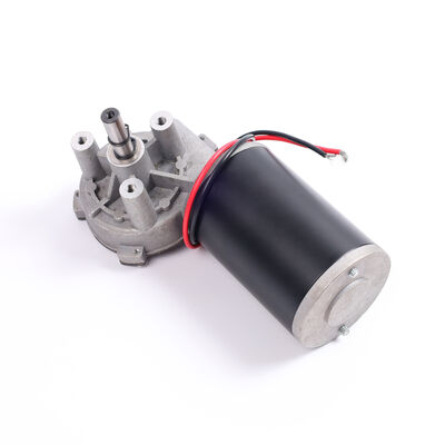 Bom preço 63mm 200rpm 24v Baixo Ruído Bom Preço Motor de Engrenagem de Minhoca DC Micro Servo DC on-line