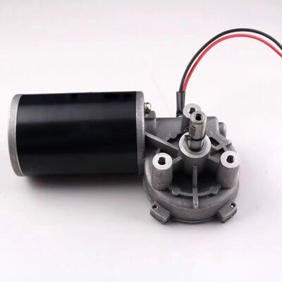 Buen precio 12VDC a 220VDC Motor de engranaje de gusano de corriente continua monofásico 63mm 120rpm para puerta de rodillo deslizante en línea