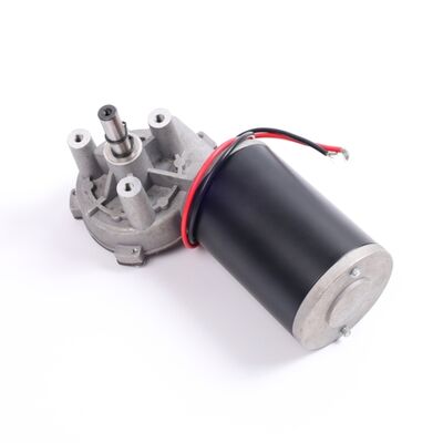 Buen precio Motorreductor de tornillo sin fin de CC de alta/baja velocidad de 12v/24v y 63 mm de venta caliente para motor eléctrico de elevación en línea