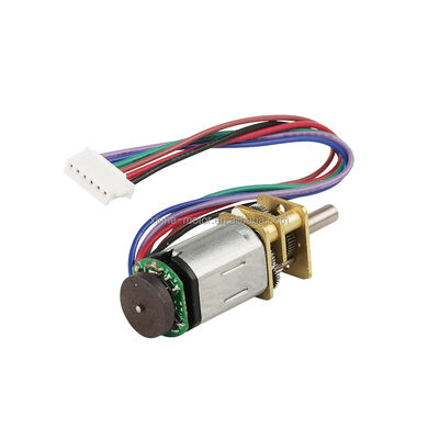 Bon prix Moteur à engrenages brossés mini N20 de haute qualité 6V à couple élevé avec encodeur de taille 12 mm en ligne