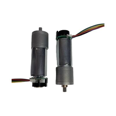 Bon prix Moteur à engrenages CC brossé de haute qualité de 20 mm, 1000 tr/min, 12 V-24 V, construction métallique, faible en ligne