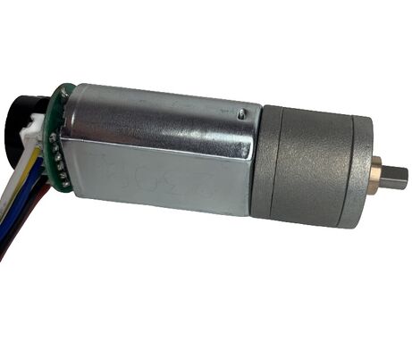 Bom preço Motor de engrenagens de 12 V 20 mm Motores de engrenagens de metal com 12ppr Encoder DC 12 V Spur Gear Box com longa vida útil e baixo ruído on-line