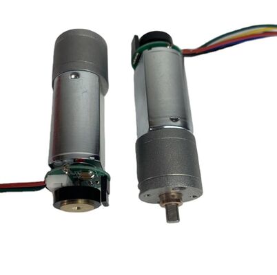Buen precio 20D 20mm Brushed DC Gear Motor Encoder 48CPR 300RPM Velocidad 12V / 24V Voltajía nominal Imán permanente inteligente portátil hogar inteligente en línea