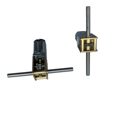 Bom preço Certificado CE 6V/12V Double Shaft Micro DC Motor com Worm Gear Box 5~500rpm Velocidade corrida para uso de ventilador 12Vdc Voltagem nominal on-line