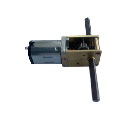 Buen precio Motor de CC de alto par N20 con eje doble, escobilla conmutada a 90 grados, motorreductor eléctrico de baja velocidad de 6V-12V para ventiladores en línea