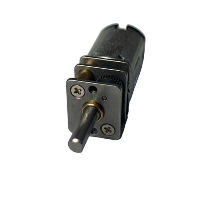 Bom preço Pequeno eléctrico 6 Volt 100rpm Max 4kg.cm Motor de engrenagem de borracha de ímã permanente comutação resistente ao desgaste placa de aço caixa de engrenagem para on-line