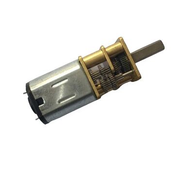 Good price 12mm N10 N20 N30 3V 6V 9v 12V Carbon Brush Compact 12 Volt DIY Electric Motor Low Noise Reducer Metal Gearbox Copper Fan Toy online