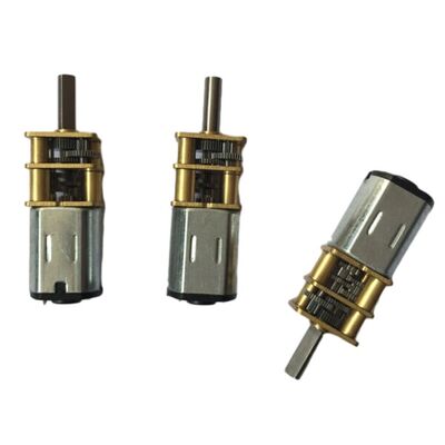 Bom preço Motor de engrenagem DC de ímã permanente de alto torque de metal N20 de 6V 100RPM 298:1 12mm para Casa Inteligente e Bicicleta Elétrica on-line