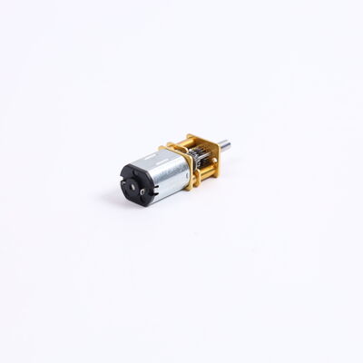 Buen precio 6V 9V 12V 12mm N20 Torque alto baja velocidad Mini motor de engranaje de corriente continua cepillado con eje trasero en línea