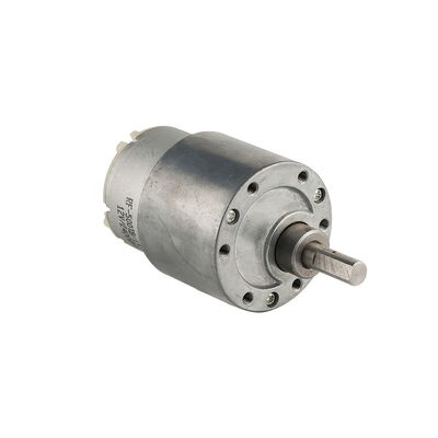 Bom preço Motores elétricos de engrenagem de metal de 12v 37mm Motor de engrenagem de impulso 100rpm Torque de estacionamento 70kg.cm 100:1 E opções de montagem personalizáveis para equipamentos industriais on-line