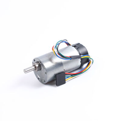 Bom preço Redutor de Motor Elétrico 12v Escovado 37mm Motor de Engrenagem Cadeira de Rodas Robô Com Encoder 64CPR on-line