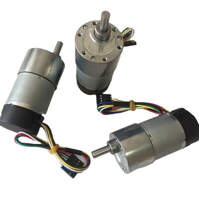 Bon prix MOTEUR À ENGRENAGES CC 37 mm ENCODEUR 12V 24V Haute Qualité Personnalisable Couple Élevé Commutation par Balais Boîte de Vitesses Moteur 37D-545 en ligne